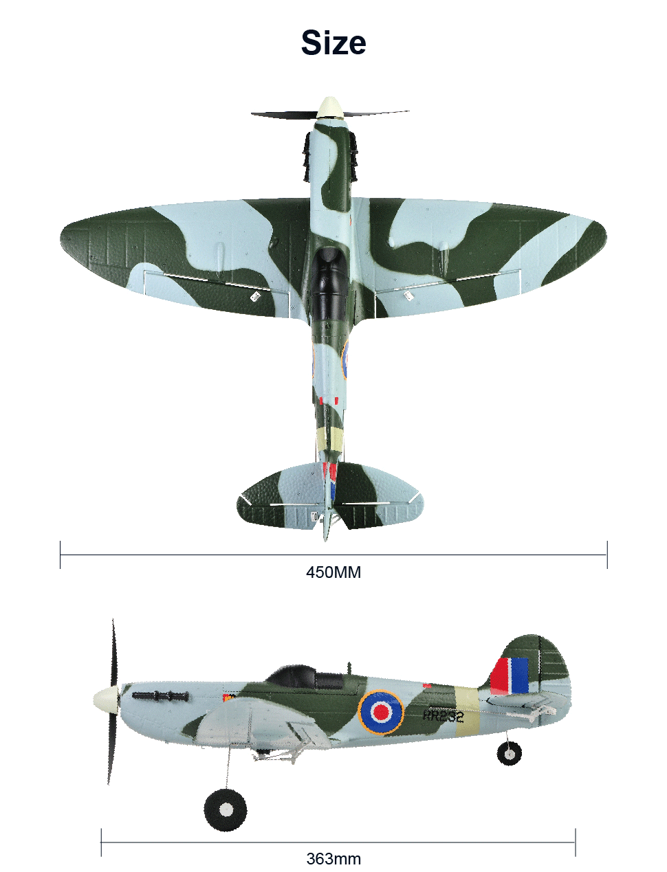 TOP-RC-HOBBY-Mini-Spitfire-mit-450mm-Spannweite-24-GHz-Frequenz-4-Kanaumllen-EPP-Material-6-Achsen-G-1970516-12